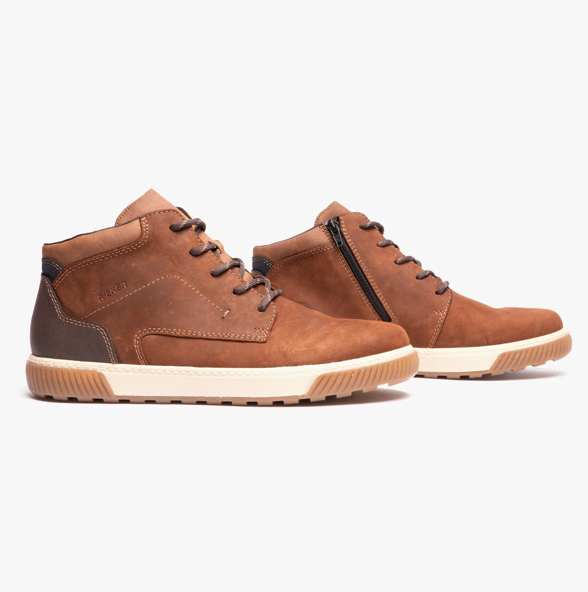 18914-22 Mens Casual Ankle Boots Chestnut