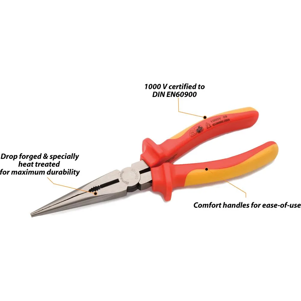 4 Piece Plier Set, Insulated Handles