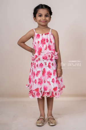 Baby Girls Festive Wear Ideas | Sleeveless Gowns For Baby Girls | The Nesavu