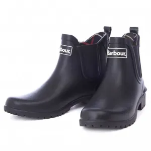 Barbour Women's Wilton Ankle Wellingtons Boots Black LRF0066 BK11