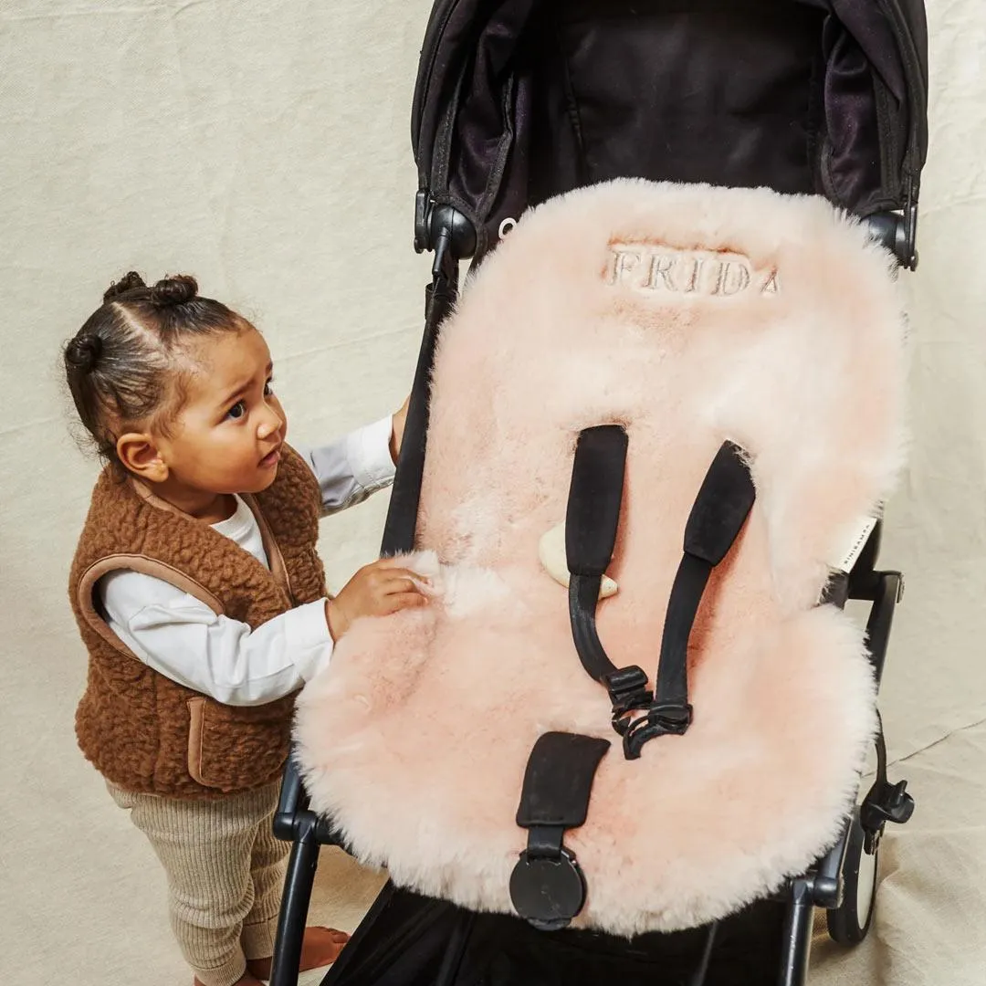 BINIBAMBA Merino Sheepskin Snuggler - Rose