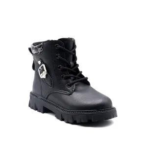 Stylish Casual Black Boots G70076 for Everyday Wear