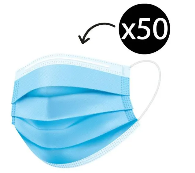 Copy of 3 Ply Mask that protects you when you drive - 100 count