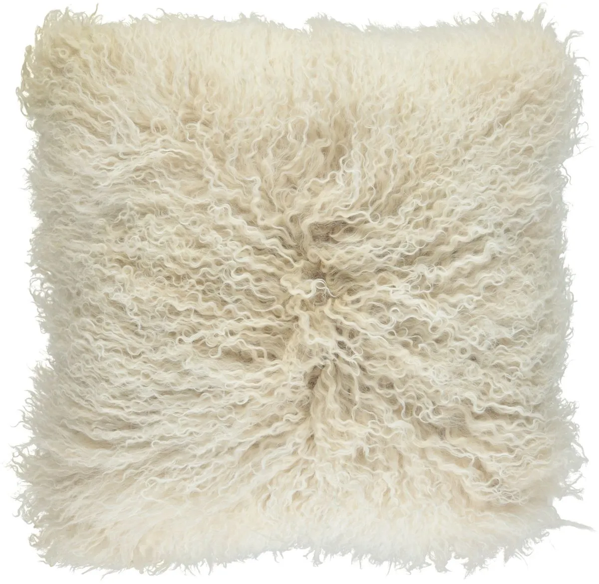 Curly Sheepskin Cushion | Doublesided | 56x56 cm | 40x40 cm