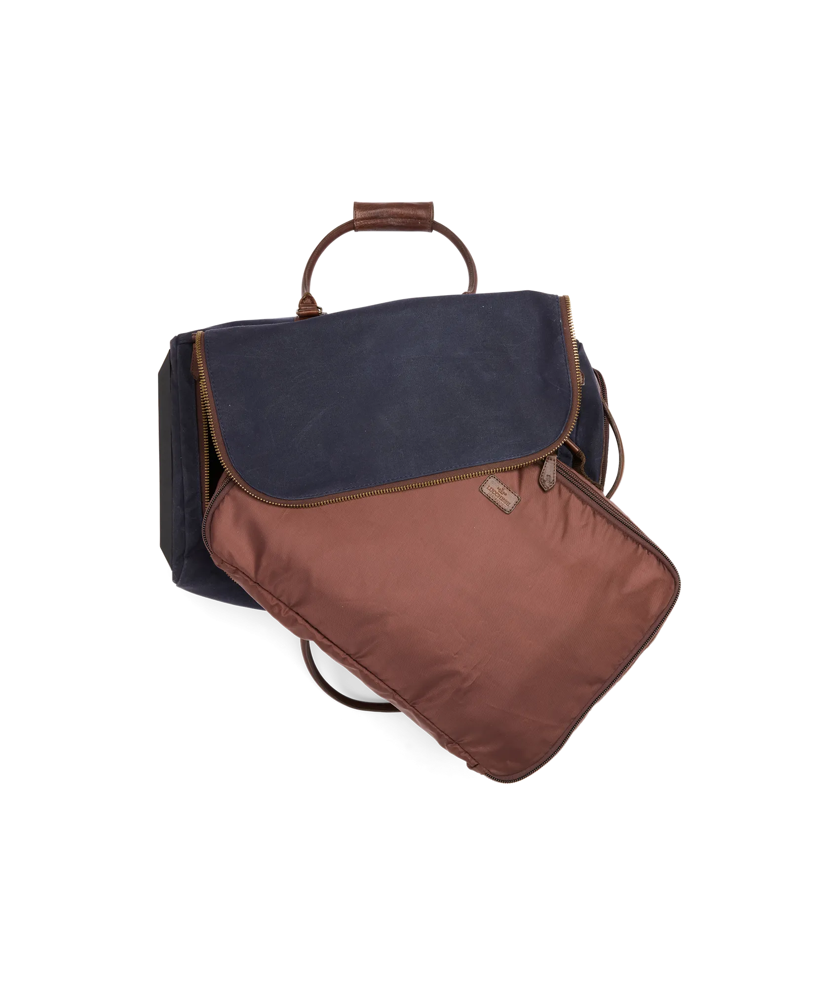 Everyday Waxed Canvas Rolling Duffle :: Navy