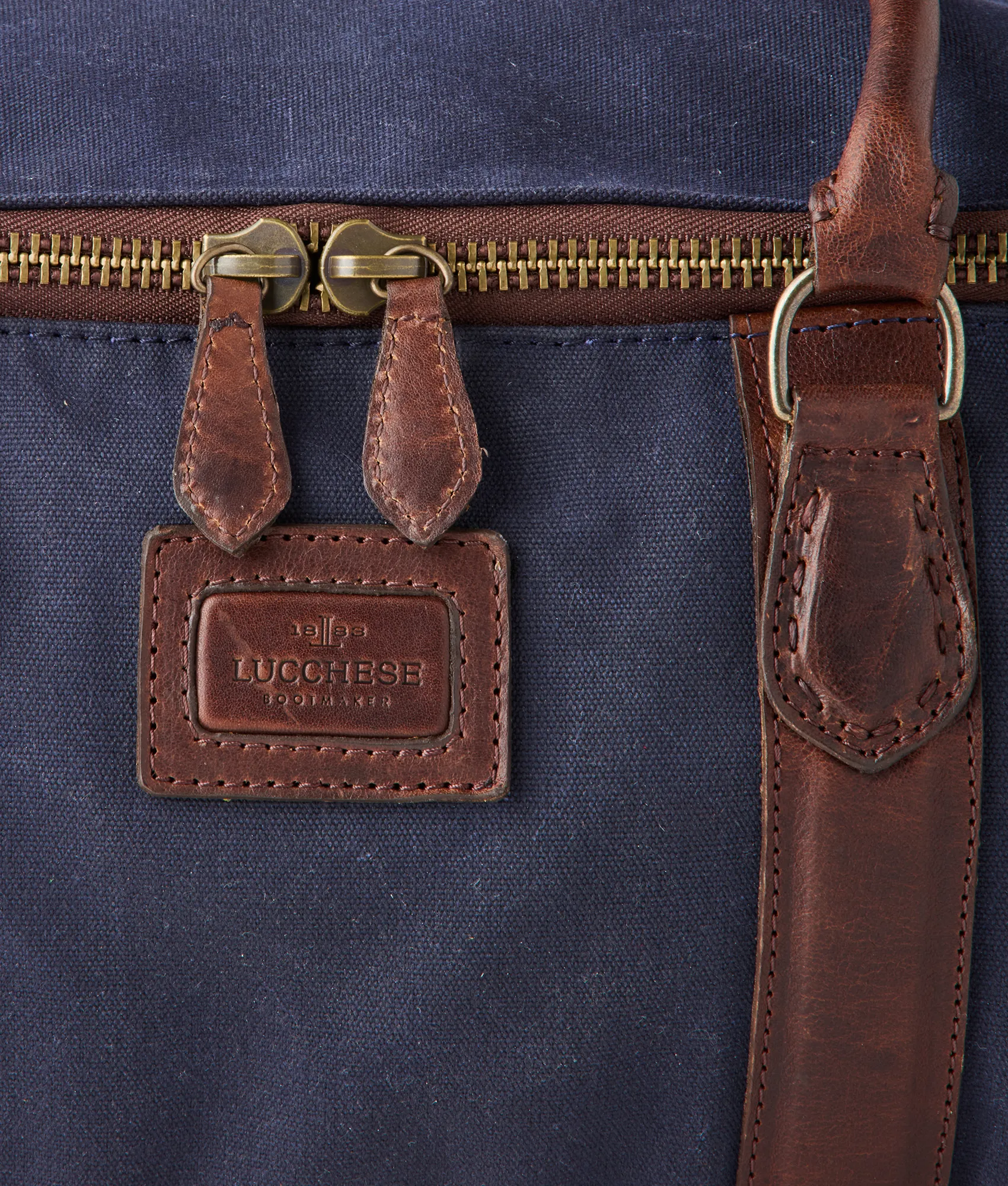 Everyday Waxed Canvas Rolling Duffle :: Navy