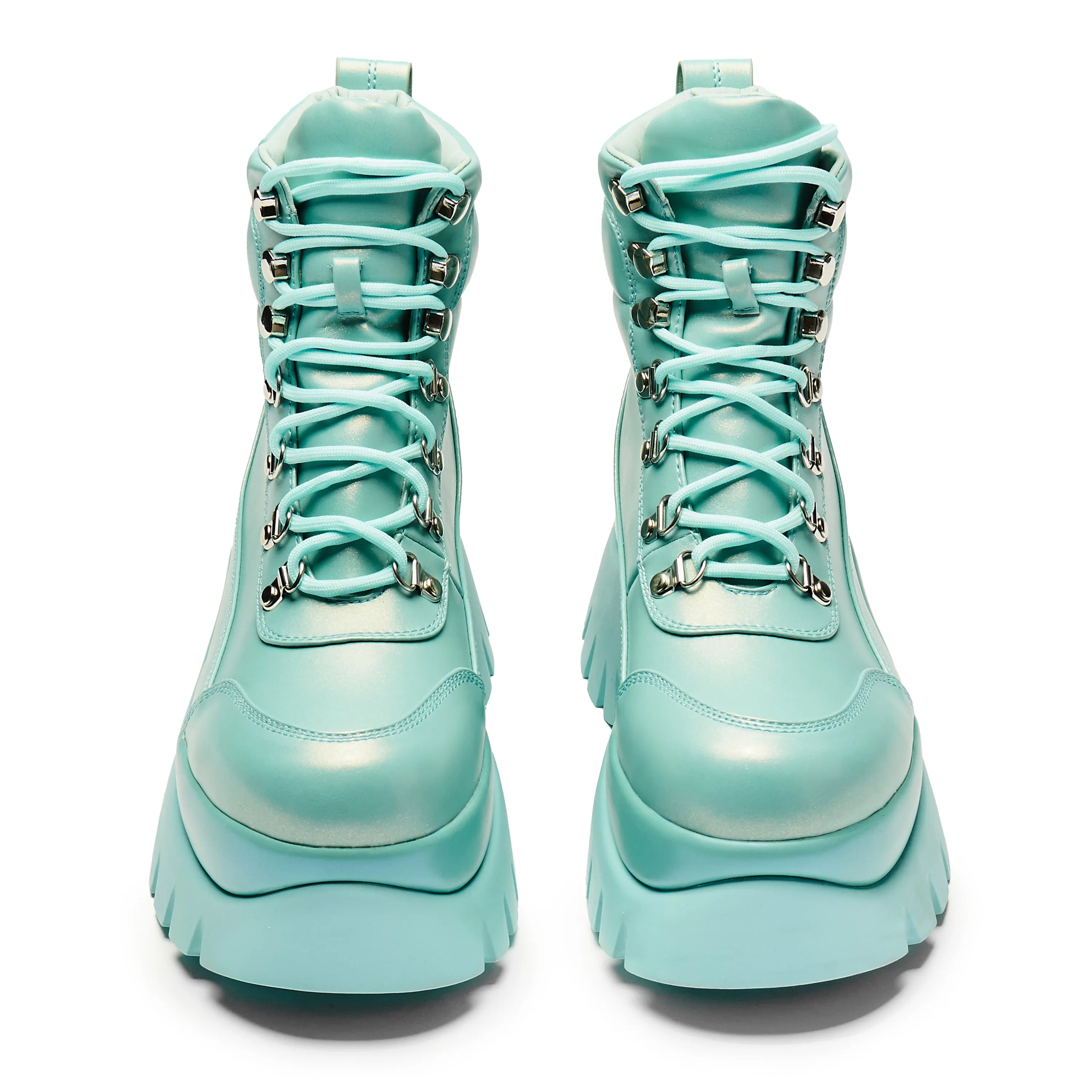 Gooey Baby Blue 'Monster' Platform Boots