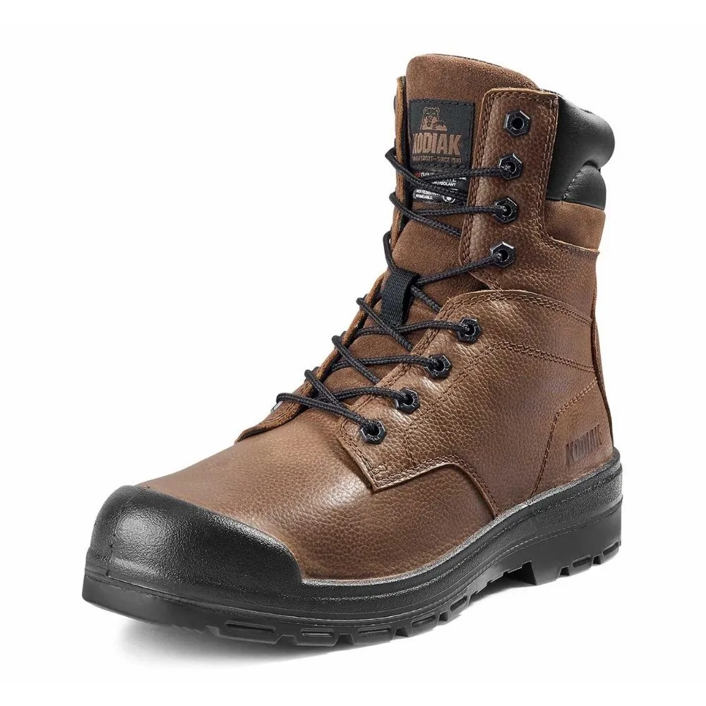 Kodiak Greb Men's 8" Steel Toe Work Boot KD0A4TH3BRN - Brown