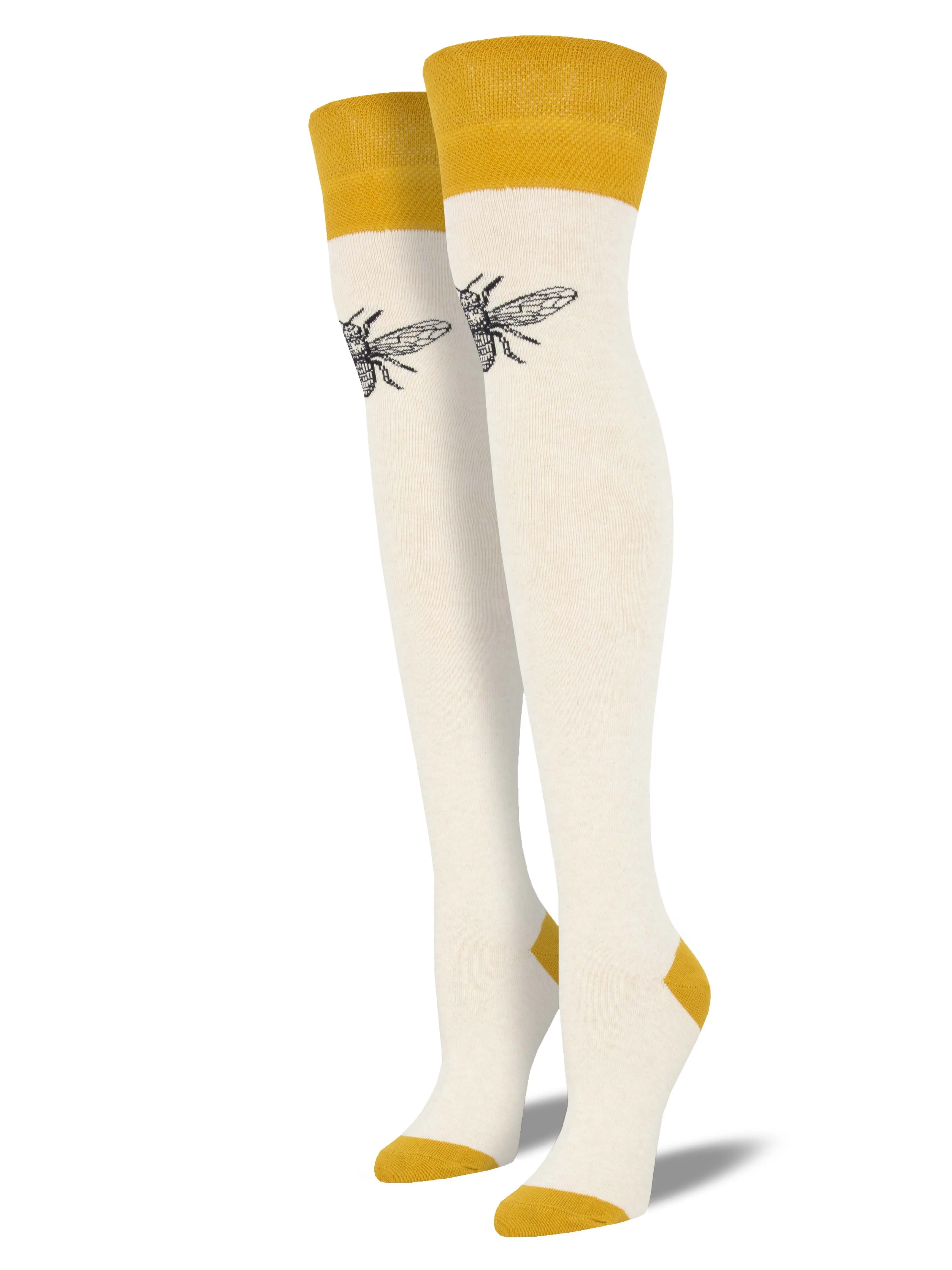 Ladies The Bee’s Knees Over The Knee Socks