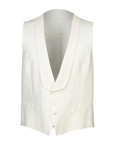 Lardini Man Waistcoat Ivory 40 suit