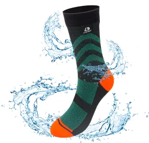 LEAKDRY Recycled Polyester Waterproof Breathable Socks Green