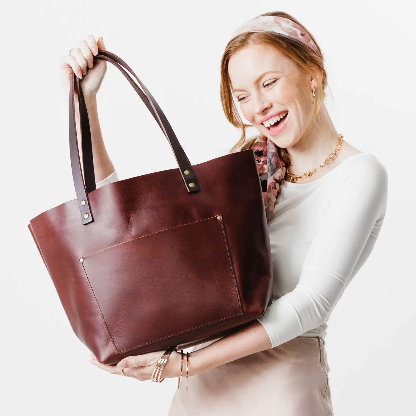 Leather Tote Bag