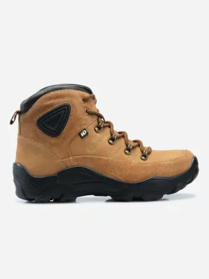 Men's Camel High Ankle Outdoor Boot (ID1093)