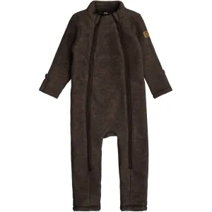 Mikk-Line Dark Brown Melange Wool suit