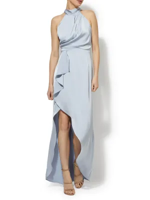 Nadine Sky Blue Halter Gown