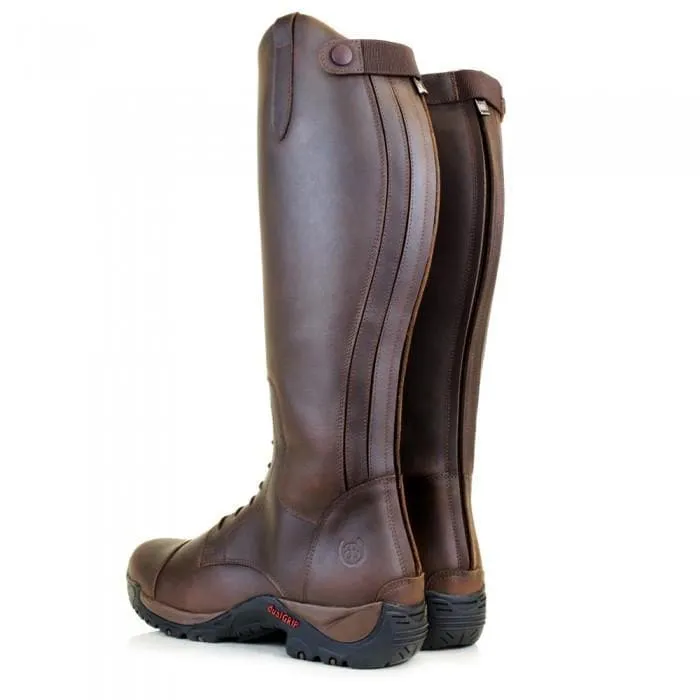 Nebraska Wool-lined Long Riding Field Boots  - Brown