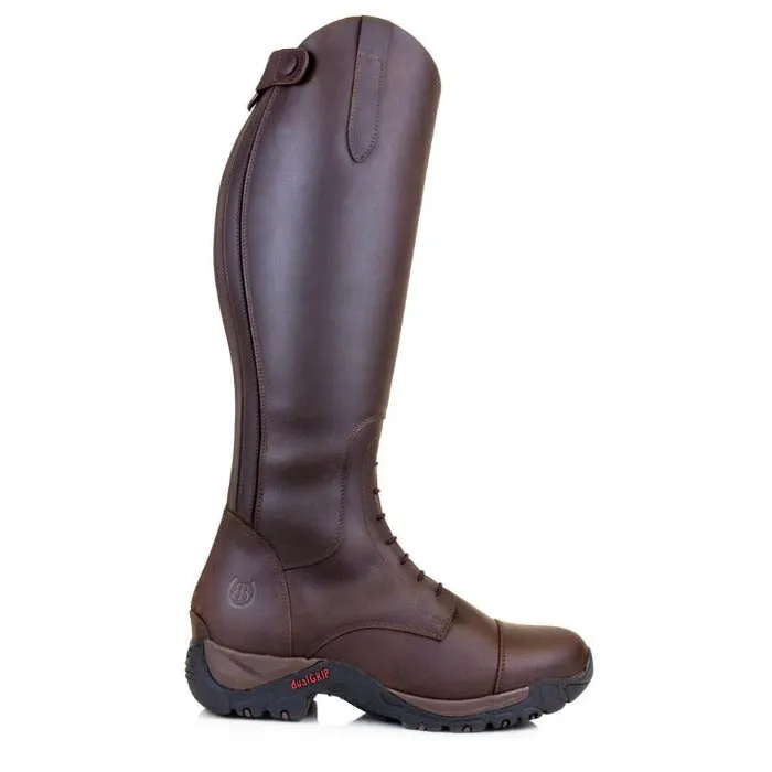 Nebraska Wool-lined Long Riding Field Boots  - Brown