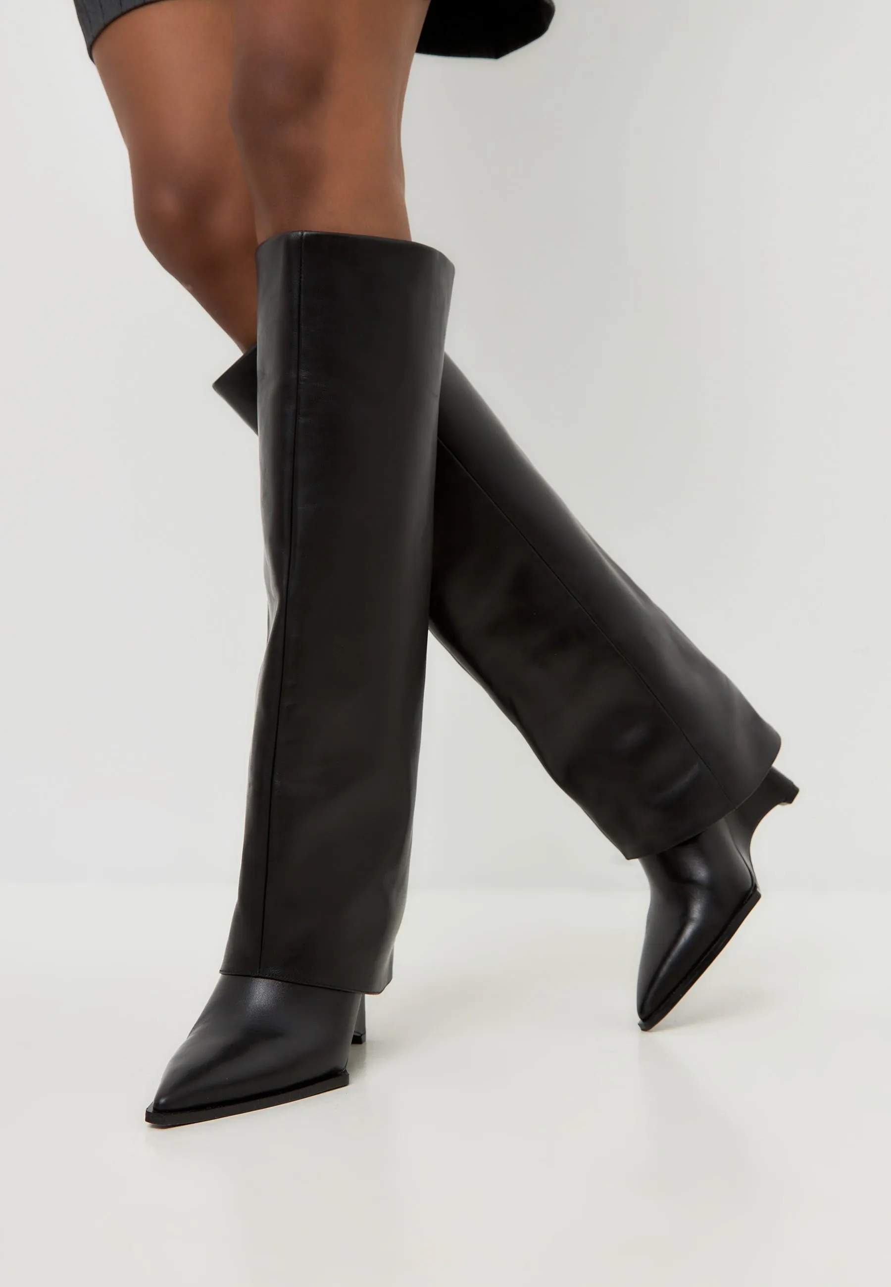 Over the Knee-High Boots Milady - Black