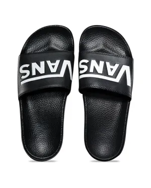 Slide-On Sandals - Black