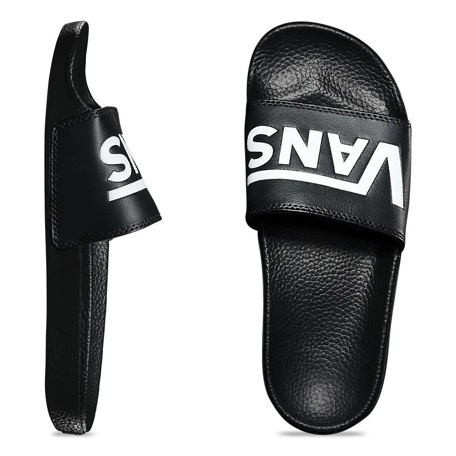 Slide-On Sandals - Black