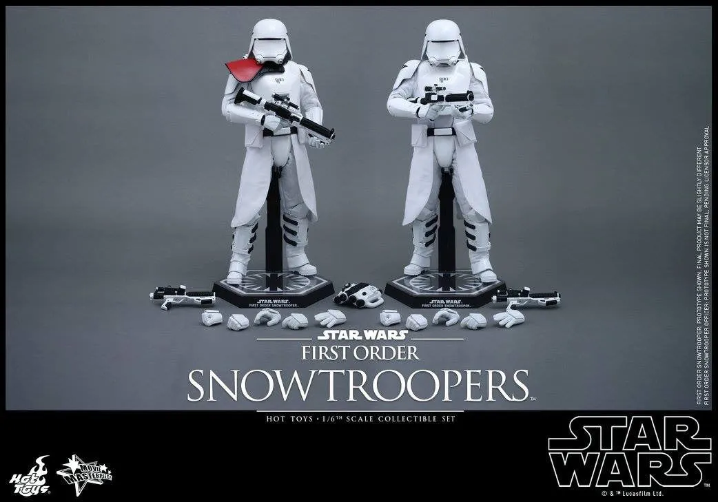 STAR WARS: First Order Snowtroopers 1:6 Scale Movie Masterpiece Figure Set