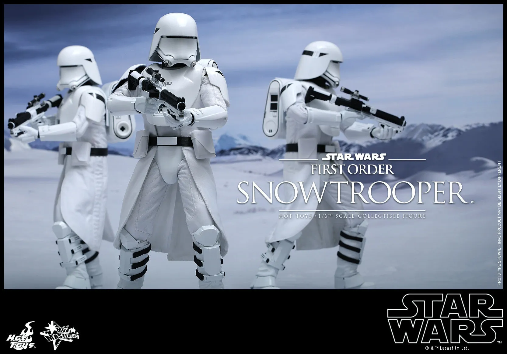 STAR WARS: First Order Snowtroopers 1:6 Scale Movie Masterpiece Figure Set