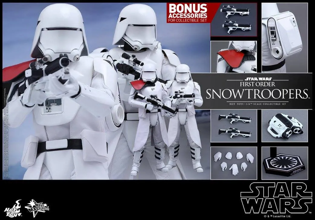 STAR WARS: First Order Snowtroopers 1:6 Scale Movie Masterpiece Figure Set