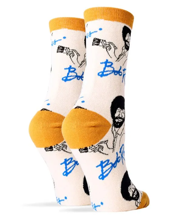 TEEK - Womens It's Bob Ross Crew Socks