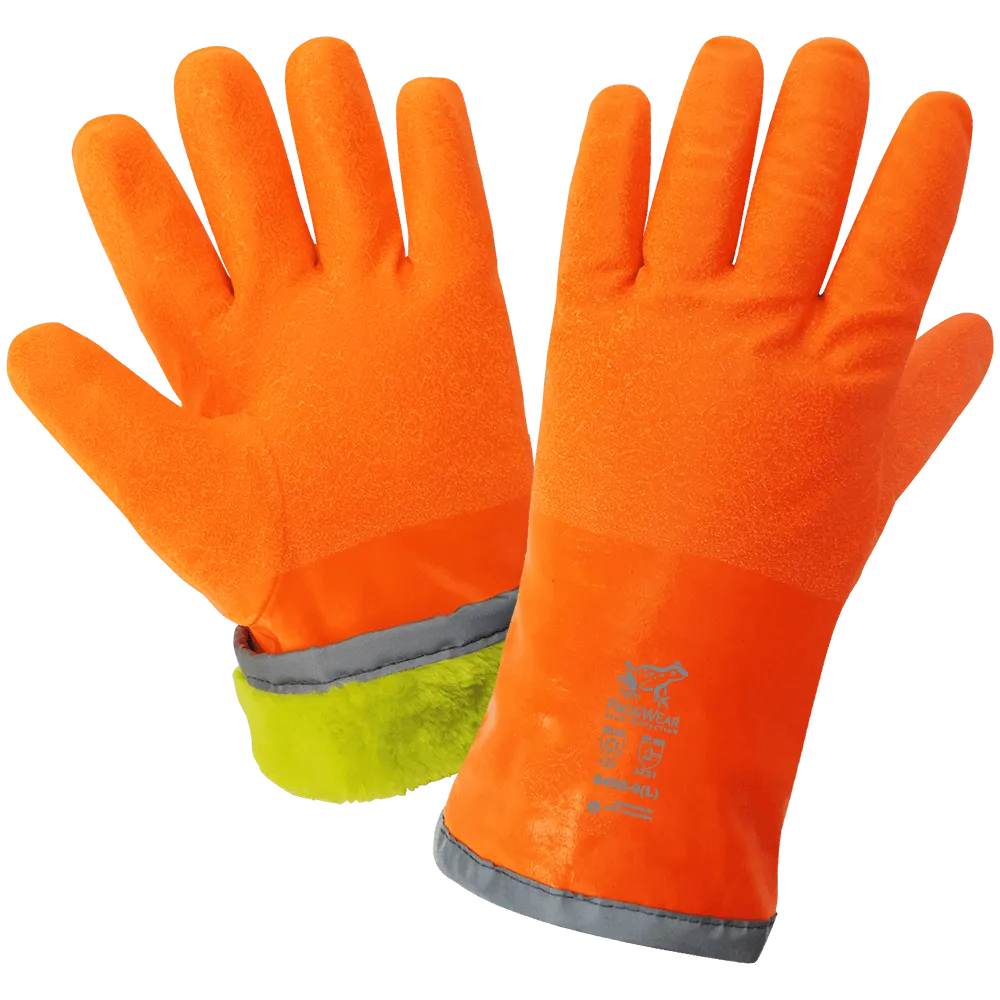 Waterproof Extreme Cold Nitrile Chemical Handling Gloves by Frogwear 8450