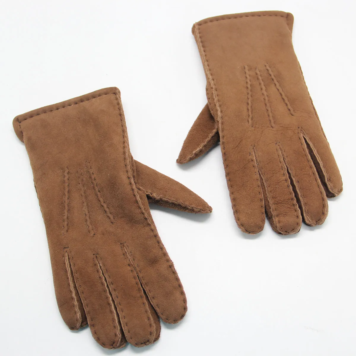 YISEVEN Womens Sheepskin Leather Shearling Gloves