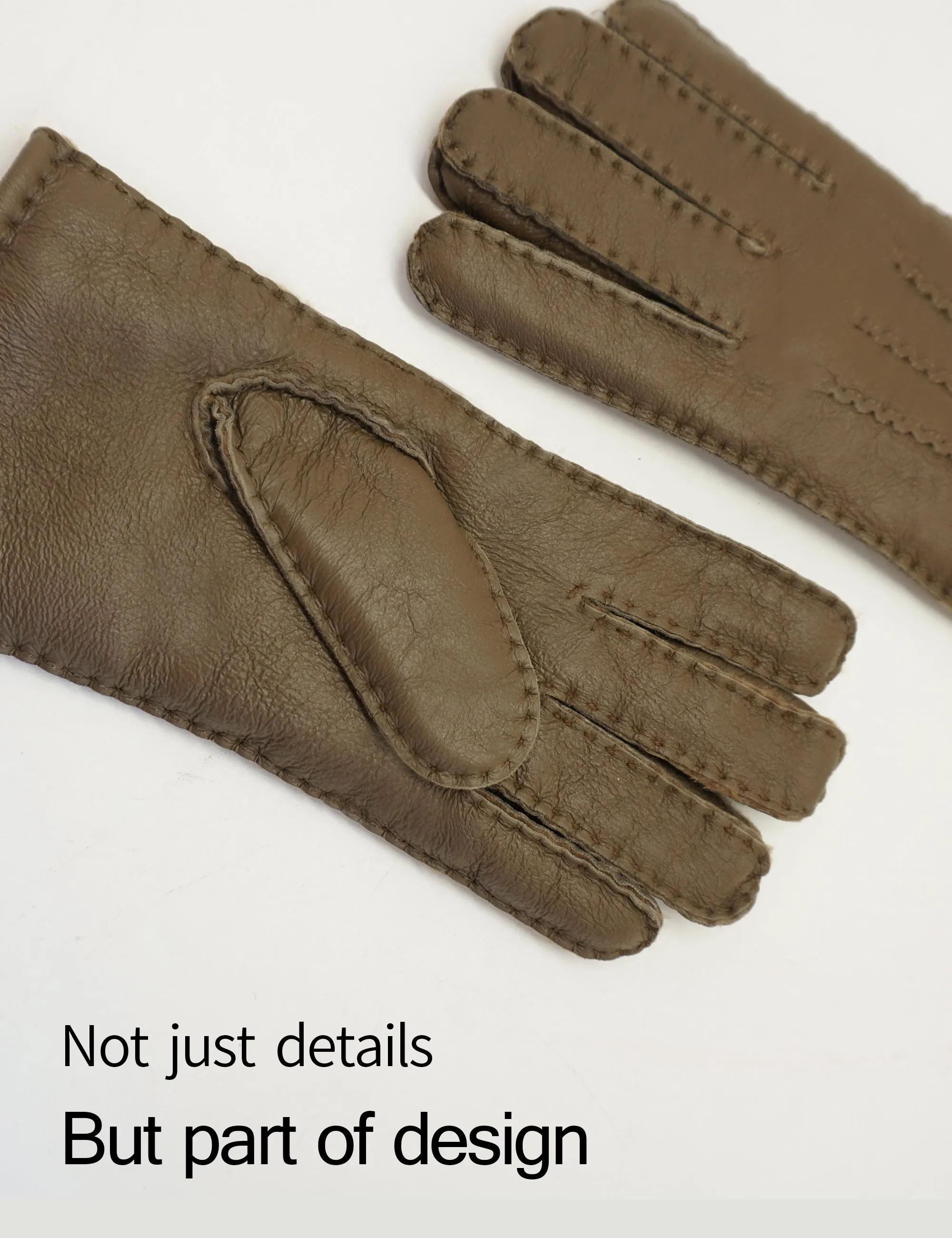 YISEVEN Womens Sheepskin Leather Shearling Gloves