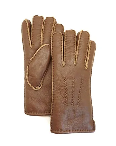 YISEVEN Womens Sheepskin Leather Shearling Gloves